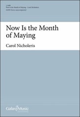 Now is the Month of Maying SATB choral sheet music cover